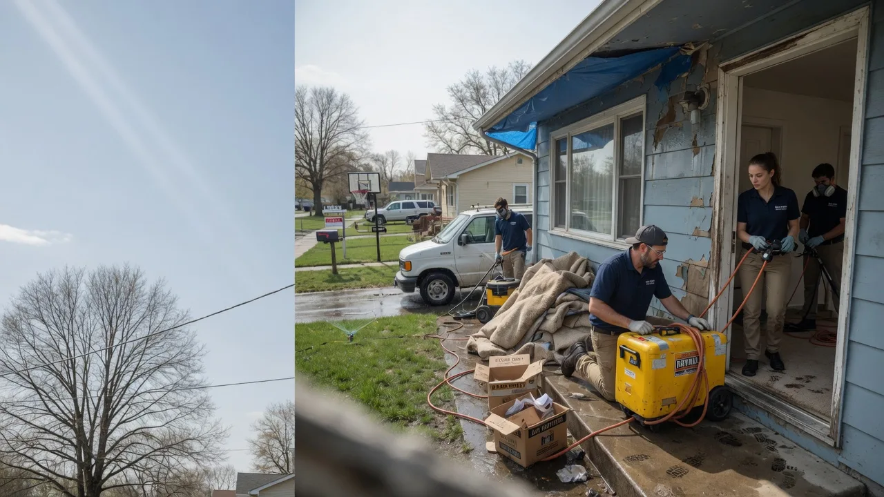 Basement Flood Cleanup in Sublette, KS near me